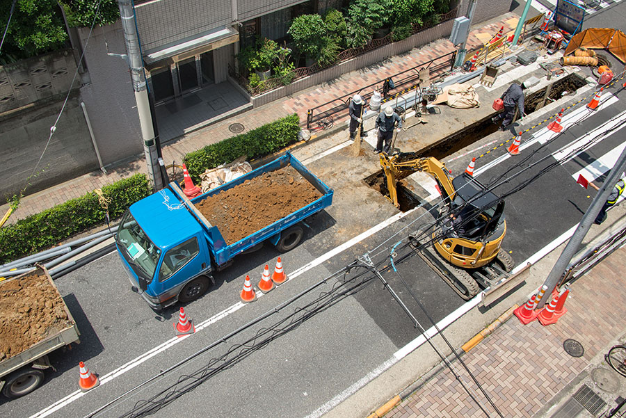 道路工事